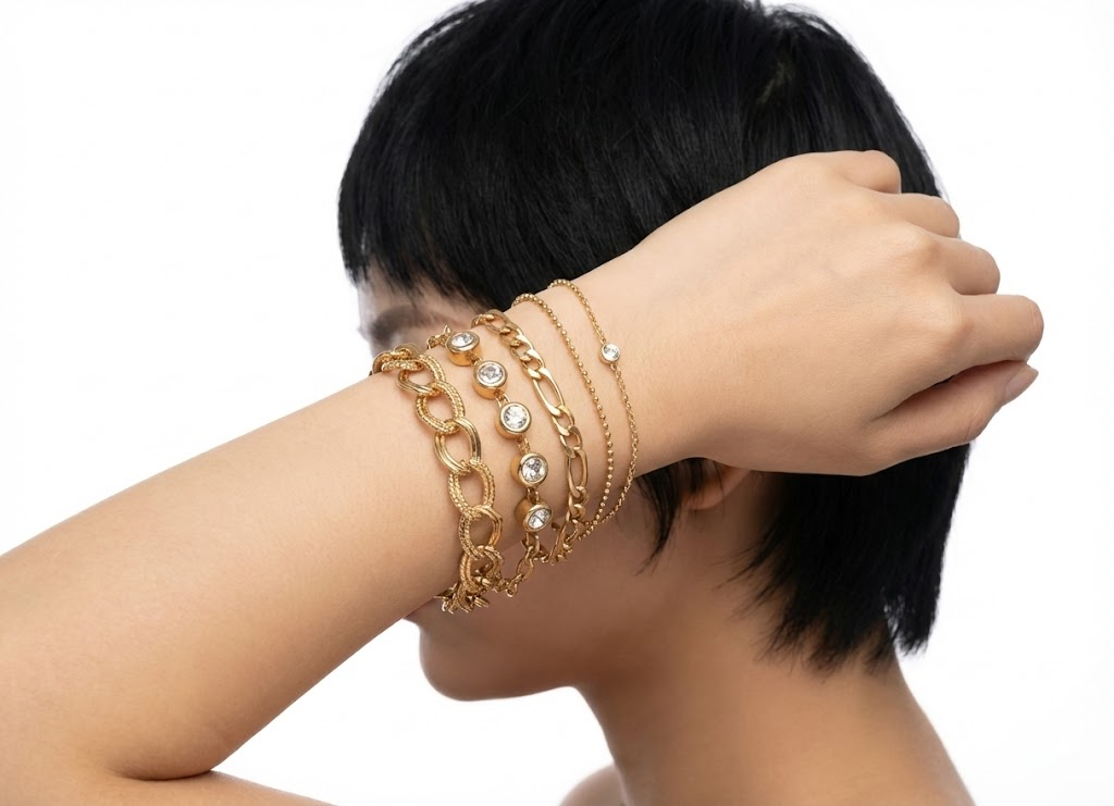 KTOfficial: The Sentinel Stack | 4-Piece Layered Bracelet Set