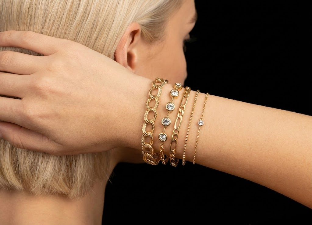 KTOfficial: The Sentinel Stack | 4-Piece Layered Bracelet Set