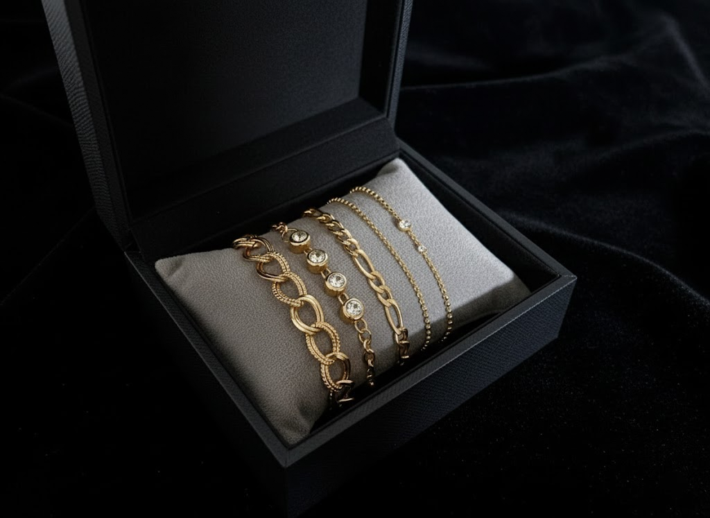 KTOfficial: The Sentinel Stack | 4-Piece Layered Bracelet Set