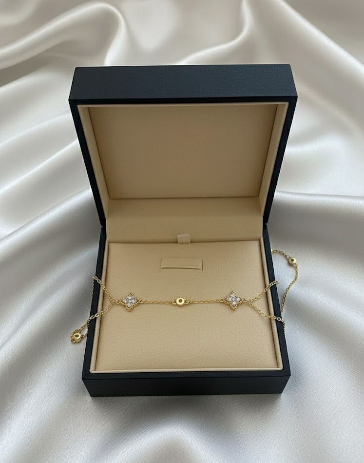 KTOfficial: The Eastern Bloom Hand Chain Bracelet | VIP Branded Elegant Jewelry