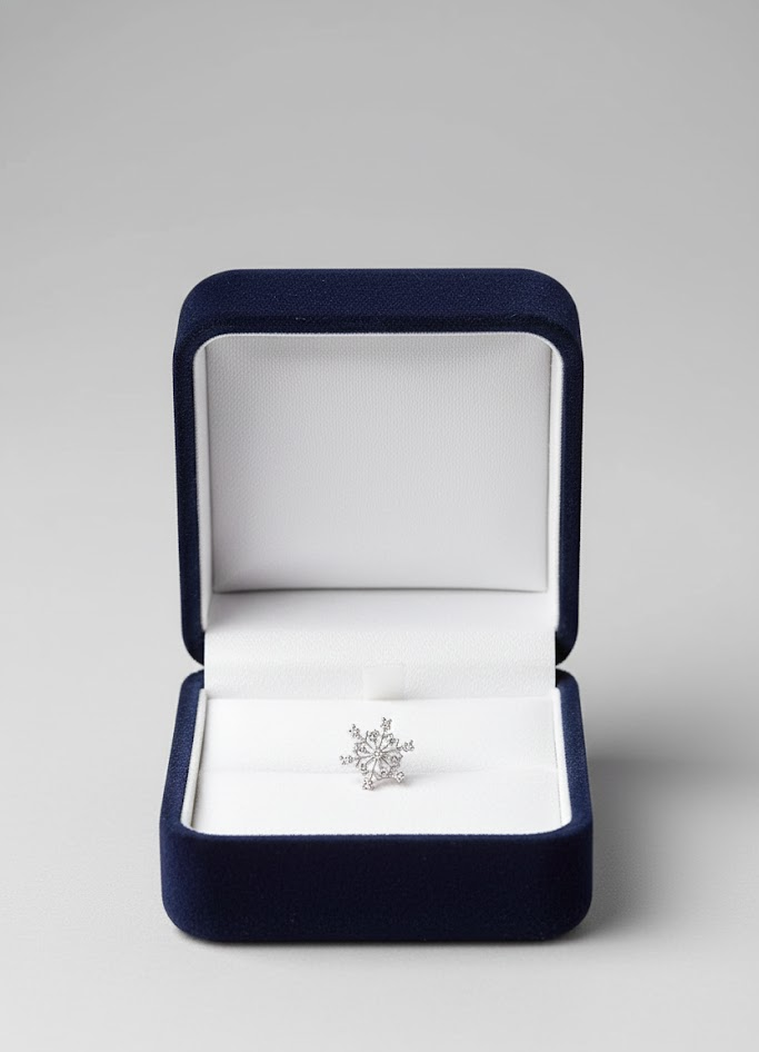 KTOfficial: 925 Sterling Silver Zircon Snowflake Stud Earrings | KTOfficial | EU-Sourced Quality