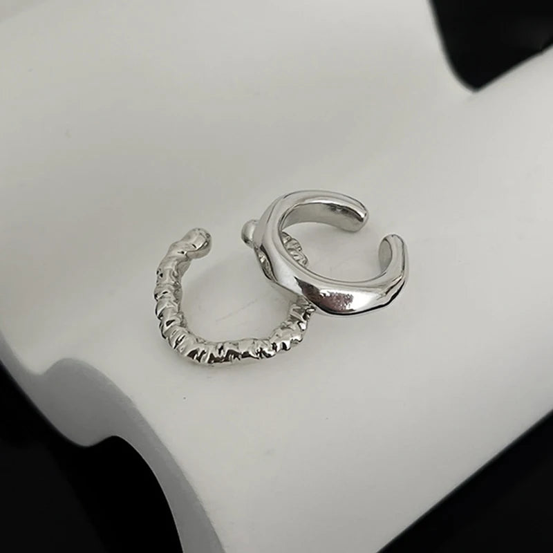 KTOfficial: The Rebel Cuff – Punk Geometric Non-Piercing Ear Cuff Set