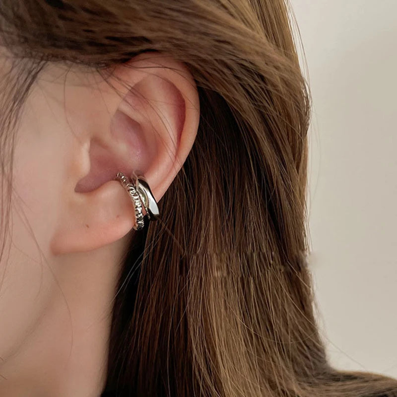 KTOfficial: The Rebel Cuff – Punk Geometric Non-Piercing Ear Cuff Set