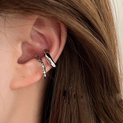 KTOfficial: The Rebel Cuff – Punk Geometric Non-Piercing Ear Cuff Set